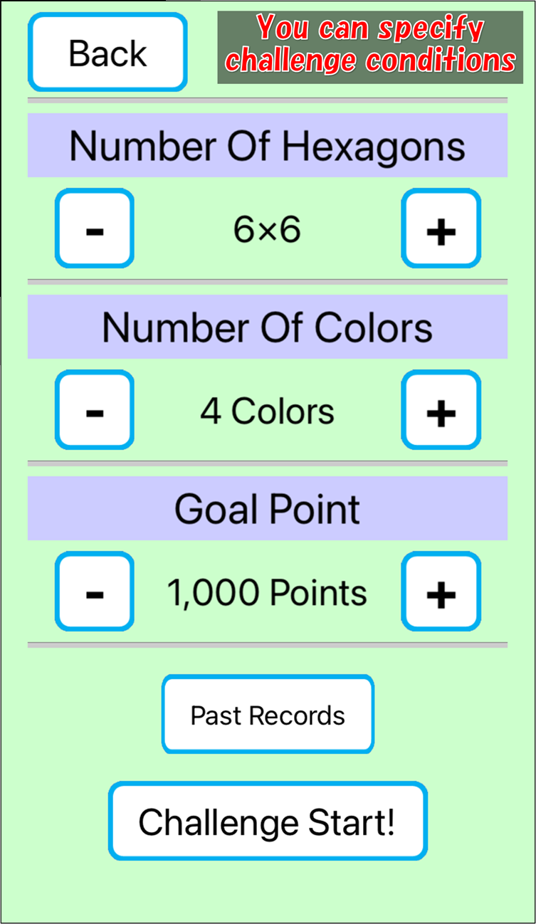 Challenge Conditions