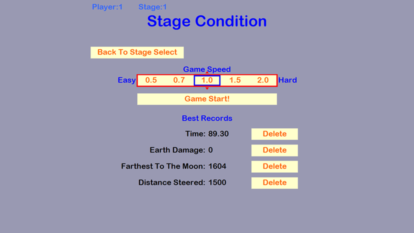 MOVING WITH THE MOON, Screen shot