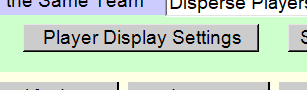 Change of Settings