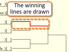 Winning lines