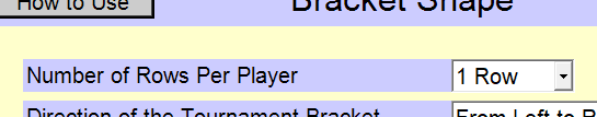 Selection of the Number of Rows Per Player