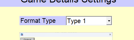 Selection of Format Type