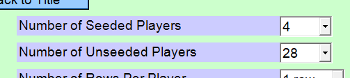 Select number of players
