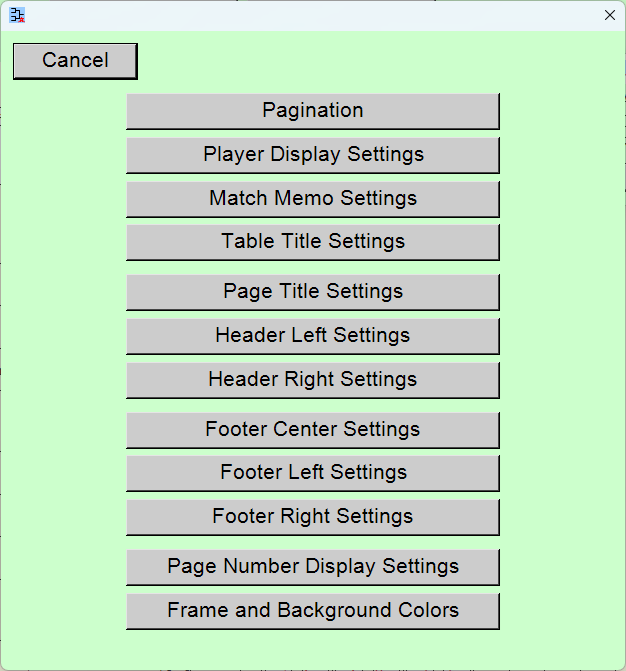 Other Settings