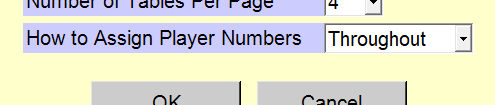 Selection of How to Assign Player Numbers