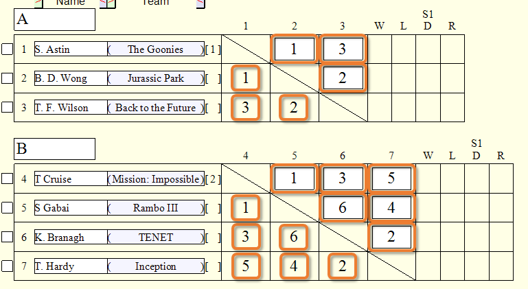 Match memo input fields