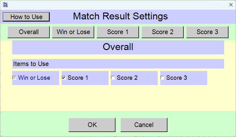 Bracket Shape Settings